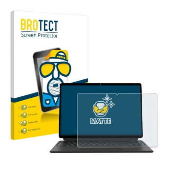 Parte frontal de un envase de producto con el logotipo de la marca BROTECT. Al lado se muestra el dispositivo Ninkear T40 2-in