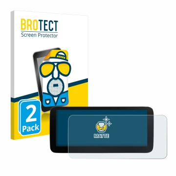 Parte frontal de un envase de producto con el logotipo de la marca BROTECT. Al lado se muestra el dispositivo Xtrons B0CMTQ48K