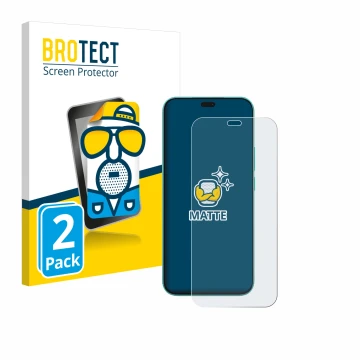 Parte frontal de un envase de producto con el logotipo de la marca BROTECT. Al lado se muestra el dispositivo Honor X8c con su