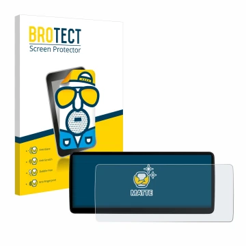 Parte frontal de un envase de producto con el logotipo de la marca BROTECT. Al lado se muestra el dispositivo Xtrons QLB22X3UN
