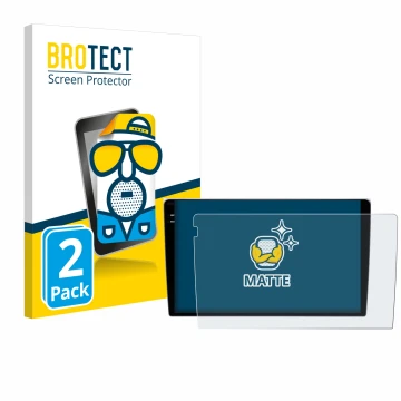 Parte frontal de un envase de producto con el logotipo de la marca BROTECT. Al lado se muestra el dispositivo Teyes CC3 9