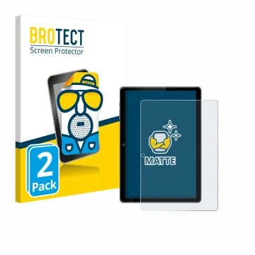 Parte frontal de un envase de producto con el logotipo de la marca BROTECT. Al lado se muestra el dispositivo Awow P11 10