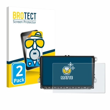 Parte frontal de un envase de producto con el logotipo de la marca BROTECT. Al lado se muestra el dispositivo Essgoo AR9002 co