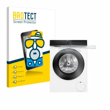 Parte frontal de un envase de producto con el logotipo de la marca BROTECT. Al lado se muestra el dispositivo Siemens WG56B204