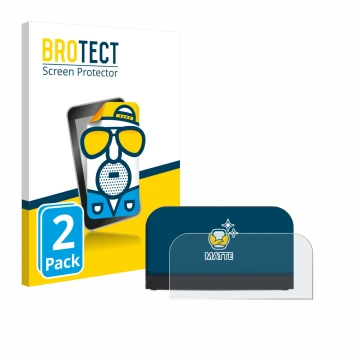 Parte frontal de un envase de producto con el logotipo de la marca BROTECT. Al lado se muestra el dispositivo Nintendo Switch 