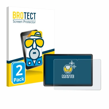 Parte frontal de un envase de producto con el logotipo de la marca BROTECT. Al lado se muestra el dispositivo Doogee U11 Pro c