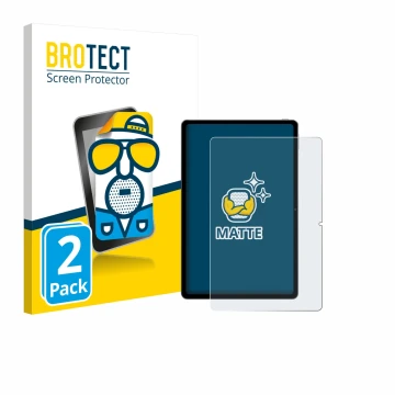 Parte frontal de un envase de producto con el logotipo de la marca BROTECT. Al lado se muestra el dispositivo Xiaomi Redmi Pad