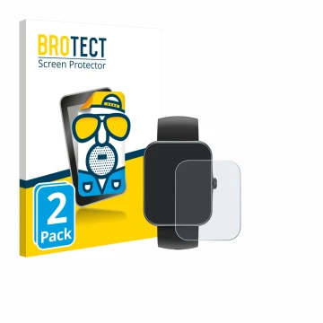 Parte frontal de un envase de producto con el logotipo de la marca BROTECT. Al lado se muestra el dispositivo Alutoria S80K 1.