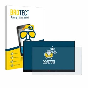 Parte frontal de un envase de producto con el logotipo de la marca BROTECT. Al lado se muestra el dispositivo Verbatim PMT-15 