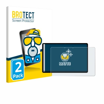 Parte frontal de un envase de producto con el logotipo de la marca BROTECT. Al lado se muestra el dispositivo Oppo Pad SE con 