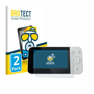 Parte frontal de un envase de producto con el logotipo de la marca BROTECT. Al lado se muestra el dispositivo Philips Avent SC