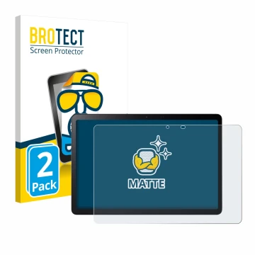 Parte frontal de un envase de producto con el logotipo de la marca BROTECT. Al lado se muestra el dispositivo Acer Iconia V11 