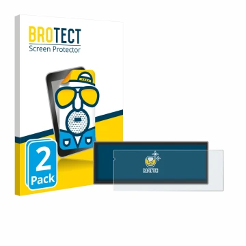 Parte frontal de un envase de producto con el logotipo de la marca BROTECT. Al lado se muestra el dispositivo Carpuride Carpla