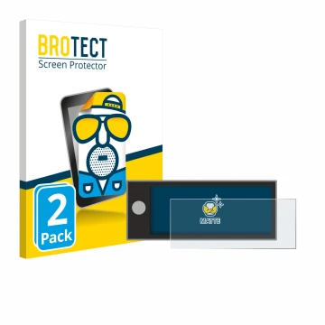 Parte frontal de un envase de producto con el logotipo de la marca BROTECT. Al lado se muestra el dispositivo Peugeot Expert 2