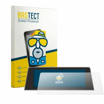 Parte frontal de un envase de producto con el logotipo de la marca BROTECT. Al lado se muestra el dispositivo BMW X3 G01 G3X F