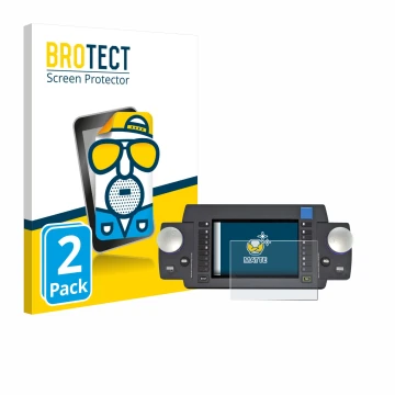 Parte frontal de un envase de producto con el logotipo de la marca BROTECT. Al lado se muestra el dispositivo ESU Ecos 50220 c