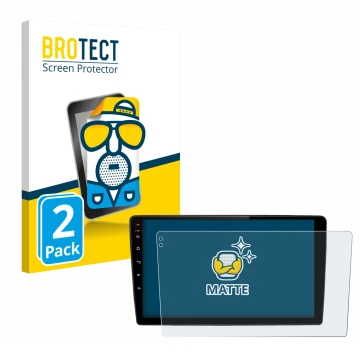 Parte frontal de un envase de producto con el logotipo de la marca BROTECT. Al lado se muestra el dispositivo Junsun V2 Plus 1