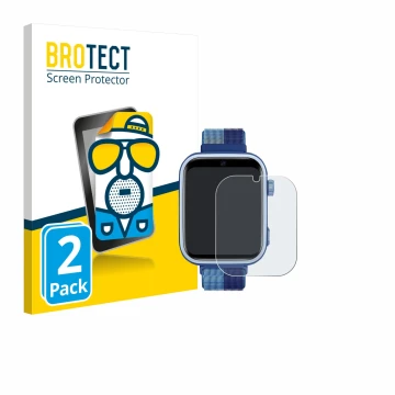 Parte frontal de un envase de producto con el logotipo de la marca BROTECT. Al lado se muestra el dispositivo JoJoego 4G Smart
