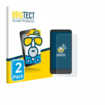 Parte frontal de un envase de producto con el logotipo de la marca BROTECT. Al lado se muestra el dispositivo Xiaomi Moaan Ink