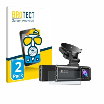 Parte frontal de un envase de producto con el logotipo de la marca BROTECT. Al lado se muestra el dispositivo Redtiger F7NP co