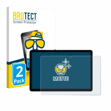 Parte frontal de un envase de producto con el logotipo de la marca BROTECT. Al lado se muestra el dispositivo RUSHAR M90 11