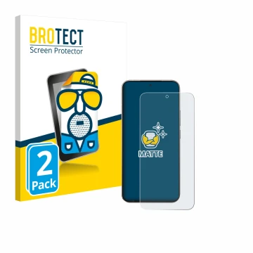 Parte frontal de un envase de producto con el logotipo de la marca BROTECT. Al lado se muestra el dispositivo Xiaomi 15T Pro c