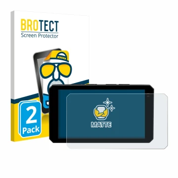 Parte frontal de un envase de producto con el logotipo de la marca BROTECT. Al lado se muestra el dispositivo Chigee AIO-6 LTE