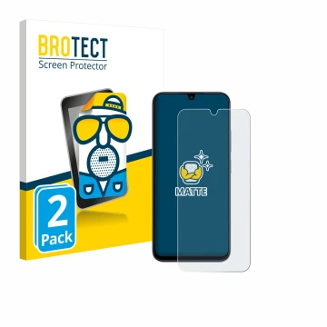 Parte frontal de un envase de producto con el logotipo de la marca BROTECT. Al lado se muestra el dispositivo Xiaomi Poco C85 