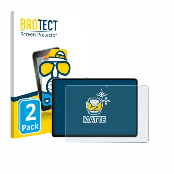 Parte frontal de un envase de producto con el logotipo de la marca BROTECT. Al lado se muestra el dispositivo Honor Magicpad 3