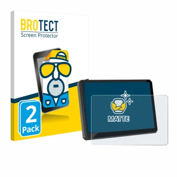Parte frontal de un envase de producto con el logotipo de la marca BROTECT. Al lado se muestra el dispositivo Carpuride W502BS