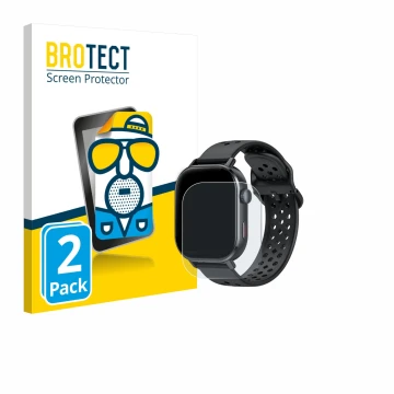 Parte frontal de un envase de producto con el logotipo de la marca BROTECT. Al lado se muestra el dispositivo Jugeman P131 2.0