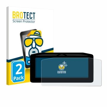 Parte frontal de un envase de producto con el logotipo de la marca BROTECT. Al lado se muestra el dispositivo Ducati Streetfig