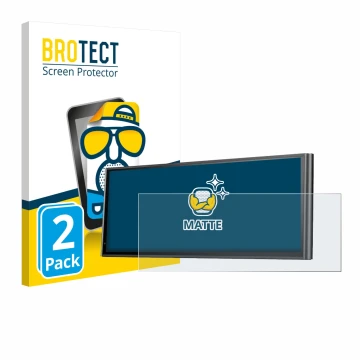 Parte frontal de un envase de producto con el logotipo de la marca BROTECT. Al lado se muestra el dispositivo Krunia 9.26