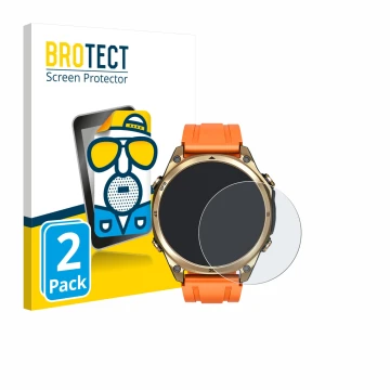 Parte frontal de un envase de producto con el logotipo de la marca BROTECT. Al lado se muestra el dispositivo Doogee Anywise W