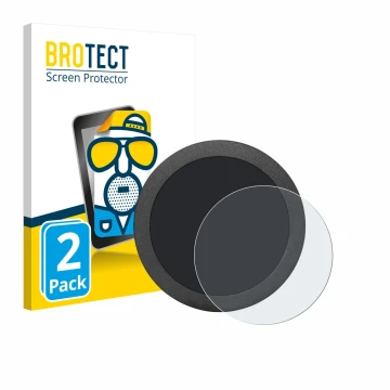Parte frontal de un envase de producto con el logotipo de la marca BROTECT. Al lado se muestra el dispositivo Elecrow Display 