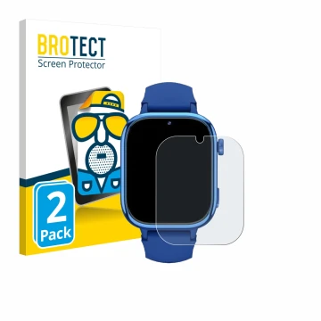 Parte frontal de un envase de producto con el logotipo de la marca BROTECT. Al lado se muestra el dispositivo Ruxingx T40 con 