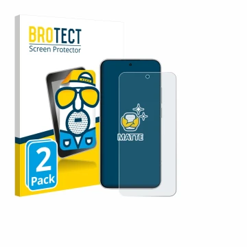 Parte frontal de un envase de producto con el logotipo de la marca BROTECT. Al lado se muestra el dispositivo Xiaomi Redmi Not