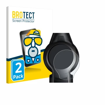 Parte frontal de un envase de producto con el logotipo de la marca BROTECT. Al lado se muestra el dispositivo MOVA S2 con su p