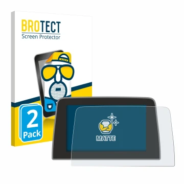 Parte frontal de un envase de producto con el logotipo de la marca BROTECT. Al lado se muestra el dispositivo Ford Puma 2019 -