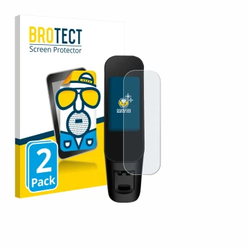 Parte frontal de un envase de producto con el logotipo de la marca BROTECT. Al lado se muestra el dispositivo Xiaomi Electric 