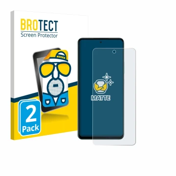 Parte frontal de un envase de producto con el logotipo de la marca BROTECT. Al lado se muestra el dispositivo Oppo A5 4G con s