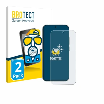 Parte frontal de un envase de producto con el logotipo de la marca BROTECT. Al lado se muestra el dispositivo Xiaomi Redmi Tur