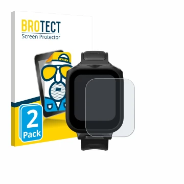 Parte frontal de un envase de producto con el logotipo de la marca BROTECT. Al lado se muestra el dispositivo Insta360 GPS pre