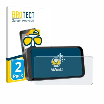 Parte frontal de un envase de producto con el logotipo de la marca BROTECT. Al lado se muestra el dispositivo Carpuride W603B 