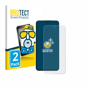 Parte frontal de un envase de producto con el logotipo de la marca BROTECT. Al lado se muestra el dispositivo Oppo A6s Pro con