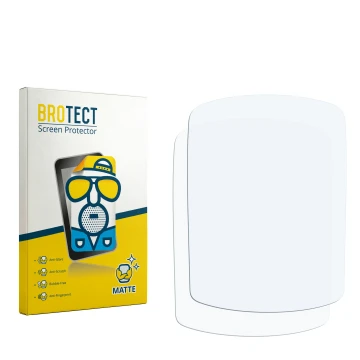 Parte frontal de un envase de producto con el logotipo de la marca BROTECT. Al lado está el protector de pantalla correspondie