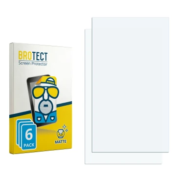 Parte frontal de un envase de producto con el logotipo de la marca BROTECT. Al lado está el protector de pantalla correspondie