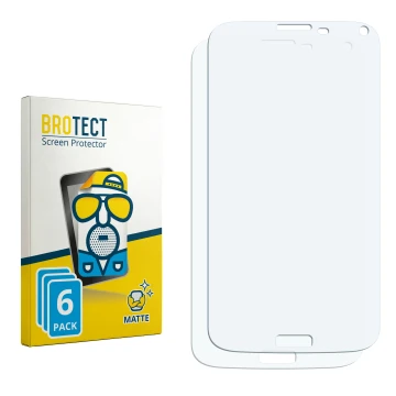 Parte frontal de un envase de producto con el logotipo de la marca BROTECT. Al lado está el protector de pantalla correspondie