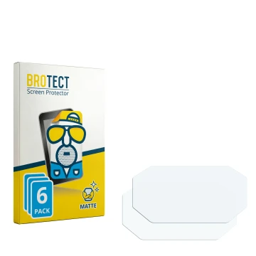 Parte frontal de un envase de producto con el logotipo de la marca BROTECT. Al lado está el protector de pantalla correspondie