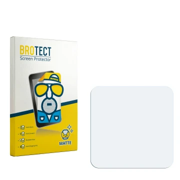 Parte frontal de un envase de producto con el logotipo de la marca BROTECT. Al lado está el protector de pantalla correspondie